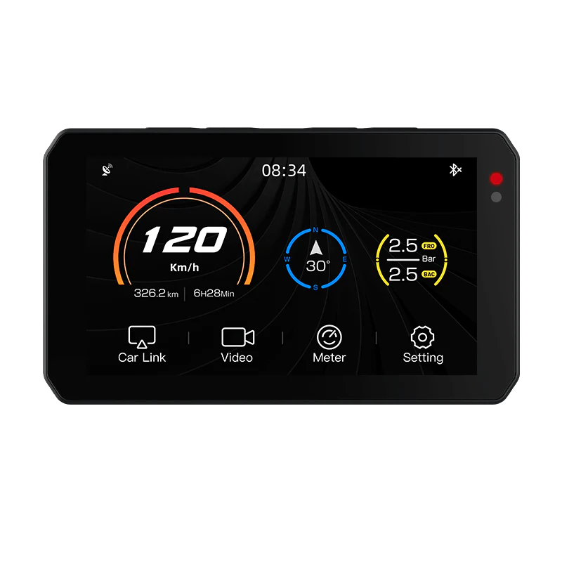 AIO-5 LITE inteligentny wyświetlacz motocyklowy z apple carplay i android auto